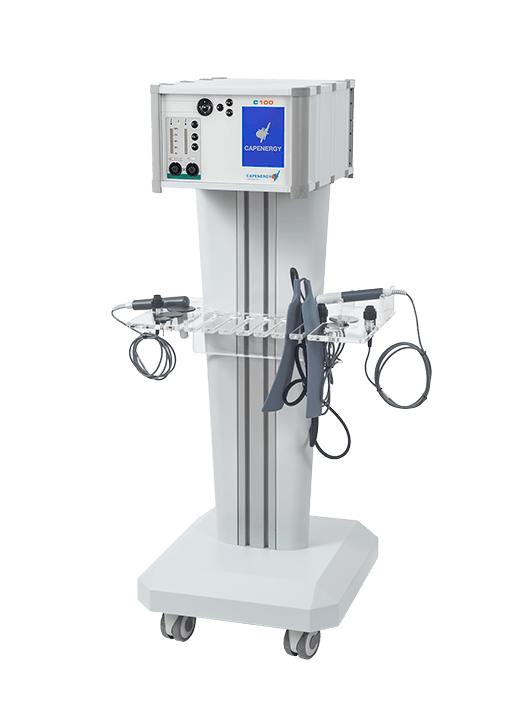 Equipo Capenergy C100 sobre pedestal